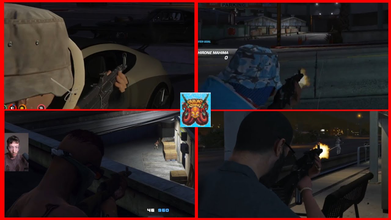 GG vs CG 9 v 6 fight at GG turf (MULTI POV)