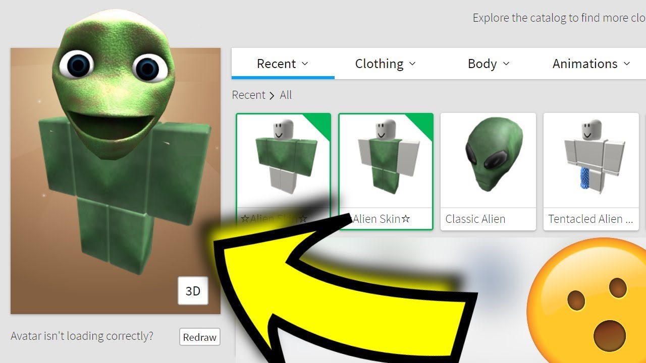 Dame Tu Cosita Roblox Oof Version Tioaxelbv - alien roblox avatar