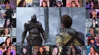 God Of War Ragnarok Reveal Trailer || REACTION MASHUP GIRLS || PlayStation Showcase 2021 || PS5