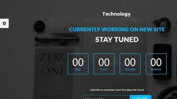 Website template HTML and CSS | Coming Soon | Source code