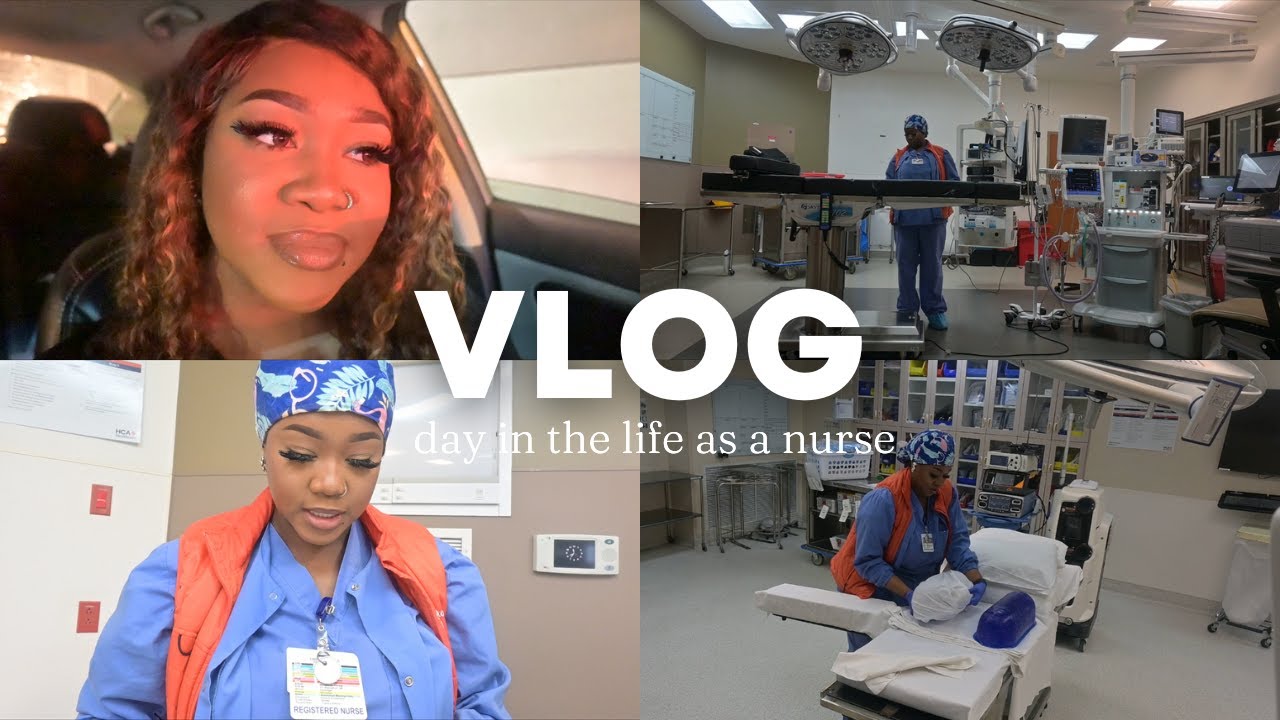 VLOG: DAY IN THE LIFE AS A OR NURSE | NIGHT SHIFT (realistic vlog ...