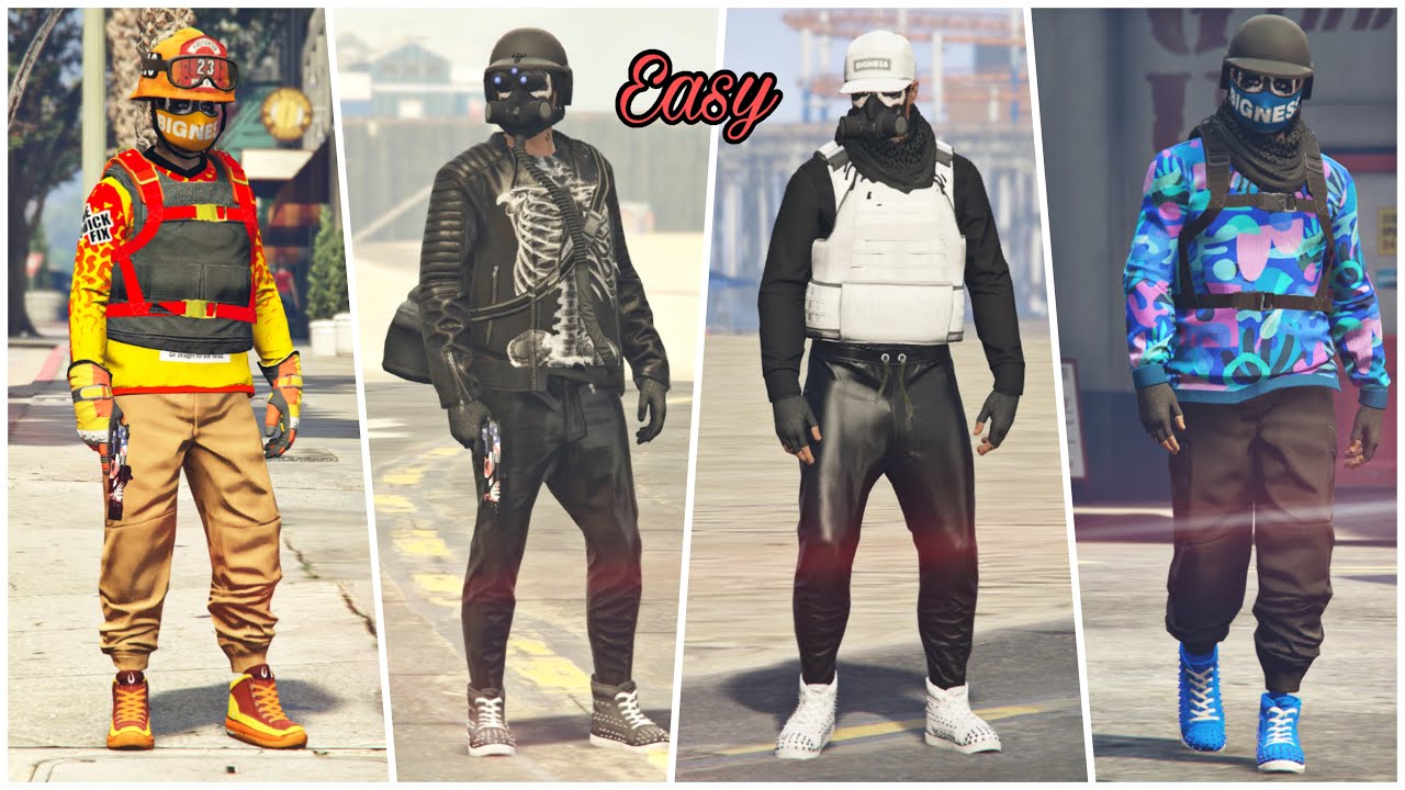 4 Easy asf* GTA 5 ONLINE USING CLOTHING GLITCHES *Not modded (Tryhard ...