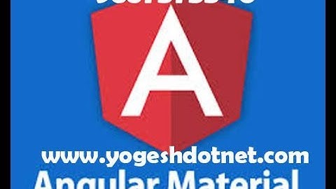 angular material installation | angular 5 tutorial | hindi