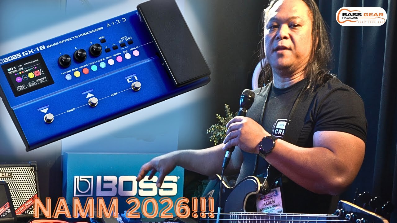 BOSS GX 1B The Shortest Distance to Fun Multi Effects NAMM 2026