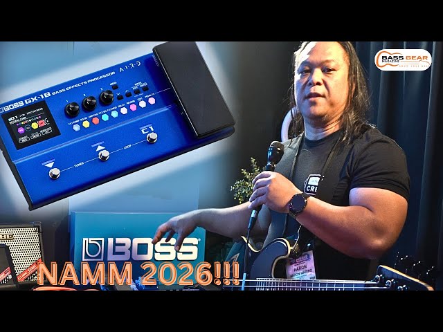 BOSS GX 1B The Shortest Distance to Fun Multi Effects NAMM 2026
