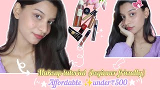 🌸🎀Makeup tutorial for beginners 🎀✨