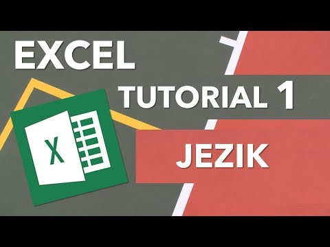 Kako promijeniti jezik u Excelu? / EXCEL TUTORIAL 1 / EFRI Consulting Club