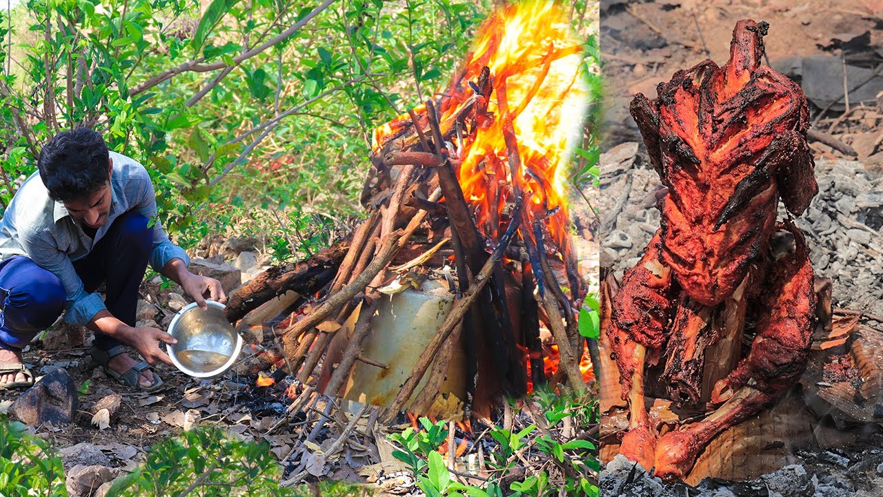 BUCKET CHICKEN very Unique Bucket Grilled full Chicken Recipe