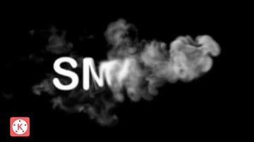 How to Make Smoke Text Reveal Animation intro in Kinemaster Under Just 2 Minutes • S O O R A B •