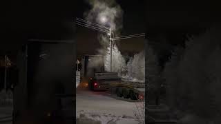 Мурманская обл, Когда за -30 мороза #мончегорск #мурманск #shortvideo #recommended #арктика #мороз