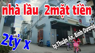 Bán nhà 1 trệt 1 lầu, góc 2 mặt tiền Giá Rẻ 2tỷ x, ngay kcn vsip1, gần Thủ Đức TPHCM