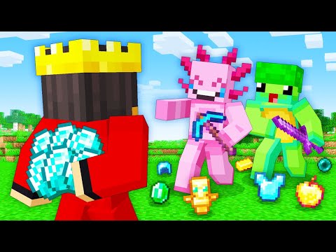 I Pretended To Be A NOOB In Minecraft, Then Used CHEATS!