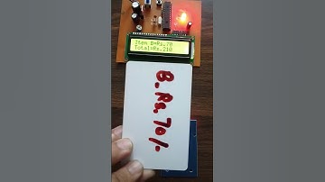 RFID card based shopping trolley project #automation #engineering #school #diploma #microcontroller