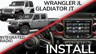 2018-Up Jeep Wrangler JL & Gladiator JT Radio Upgrade Install Video for the HEIGH10 RB10JW18