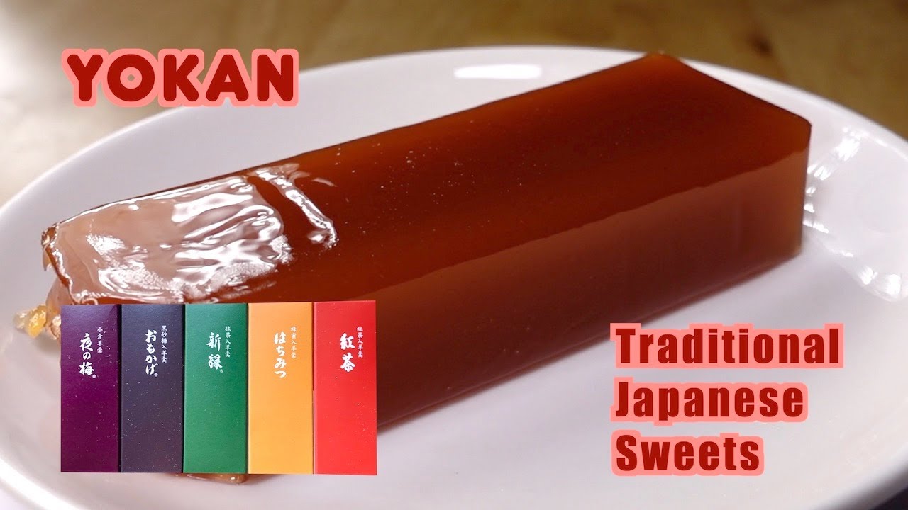 Yokan from Toraya - Traditional Japanese Sweets, Wagashi - YouTube