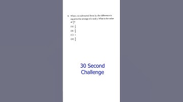 SAT Prep Problem Solving & Data Analysis 4-7 Data Using Statistics Q6 #satexam #satprep #satmath