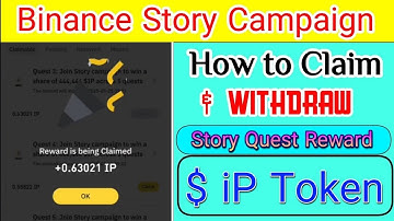 How to Claim IP Tokens | Binance Wallet Story Quest Reward | IP Tokens Claim | Binance web3 airdrop