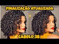 COMO FINALIZAR O CABELO CACHEADO CURTO | MINHA FINALIZAÇÃO ATUALIZADA | CABELO 3B