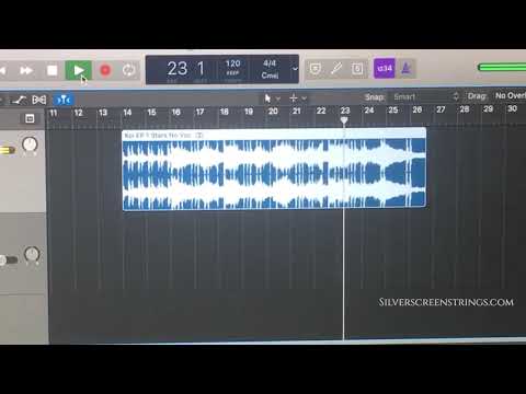 Solo electric violin sample - www.silverscreenstrings.com