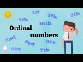 Ordinal numbers│Learn English│English for kids│song