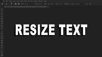 How to Resize Text in Photoshop 2024 | Photoshop Tricks and Tips