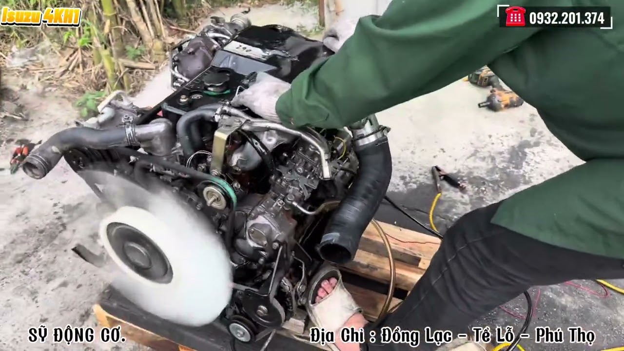 Động Cơ Hãng ISUZU Loại 4KH1 cực Vip giá chỉ 18 Triệu Đồngg [ LH : 0932.201.374 ]