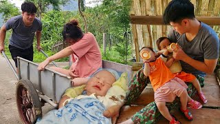 Linh has a stomach ache as she prepares to give birth. The days when Tung line made money