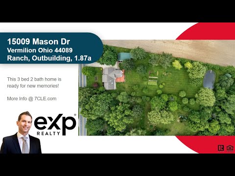 Ranch Home For Sale 15009 Mason Rd Vermilion OH 44039 Realty Done by Damien Baden with eXp