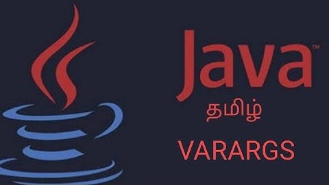 Varargs in Java tamil#placements #java