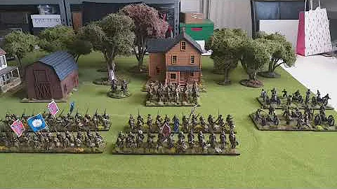 with Hot Lead and Cold Steel ACW Wargaming rules: starting a turn and formations
