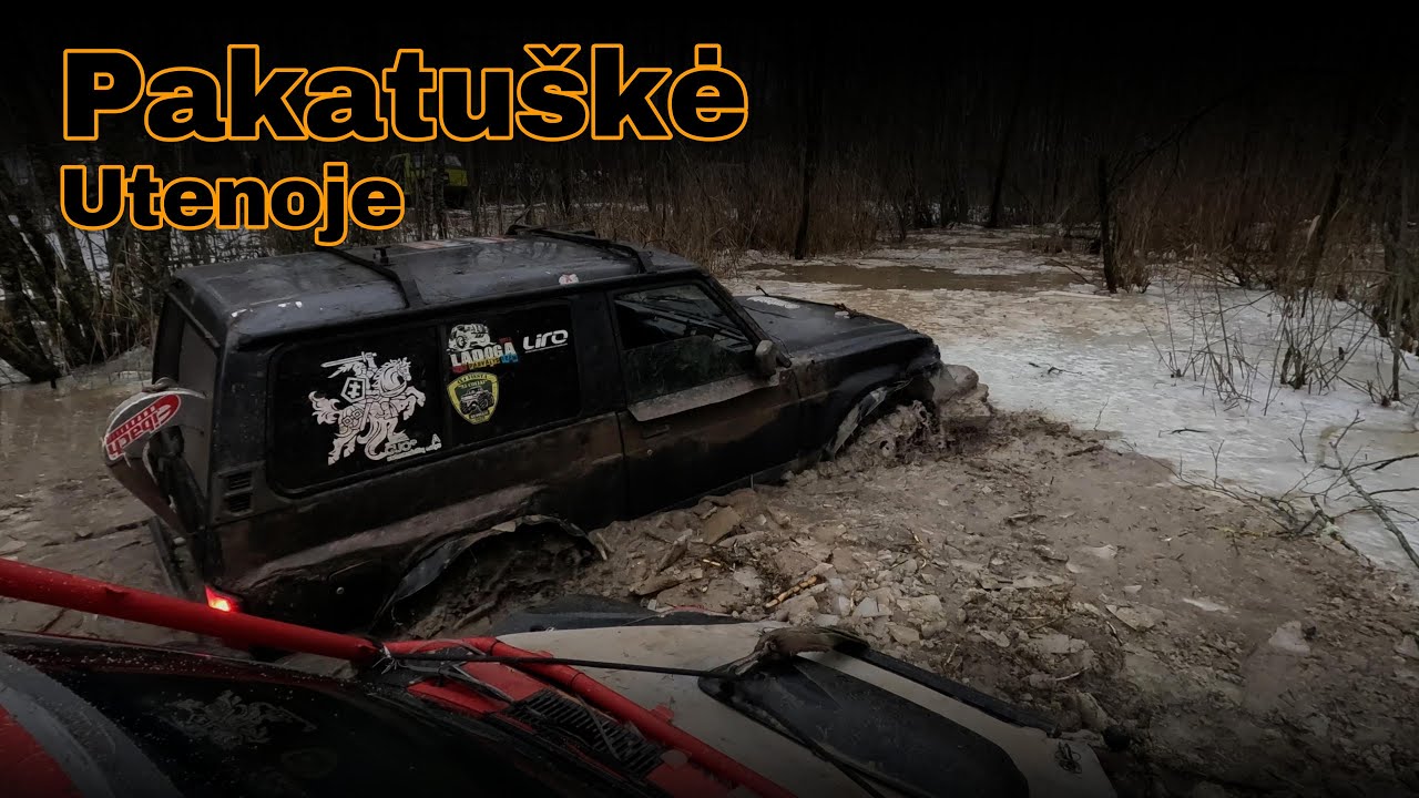 4x4 New Year's Off-Road Adventure in Utena ❄️ | Snow, Breaking Ice, Mud, and Extreme Action! 🚙