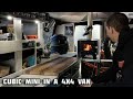 Freezing Cold Van Life Camping - Cubic Mini Cub First Burn