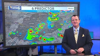 The unsettled weather pattern continues on Wednesday