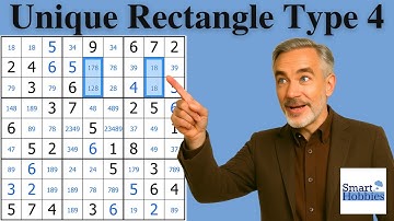 Best Unique Rectangle Type 4 Video Ever! Sudoku Advanced Tutorial 31