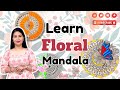 Colorful easy mandala art for beginners ♥️ #art #mandala #live #satisfying