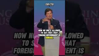 Tucker Carlson Hints Epstein Was Mossad Agent at TP Action Summit