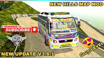 New Hills Map Mod For Bussid||Bussid V3.6.1||SPG GAMING||ALIYAN GMP|