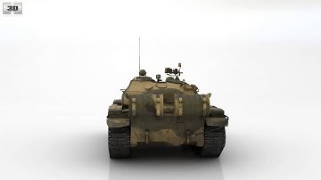 T-62 3D model by 3DModels.org