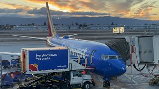 San Jose (SJC) ~ Los Angeles (LAX) - Southwest Airlines - Boeing 737-700 - Full Flight