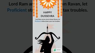 🏹✨ This Dussehra, conquer tax stress &amp; let victory bring success and growth!  #happydussehra