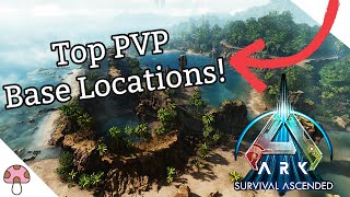 ASA The Center TOP PVP Base Locations! / Ark Survival Ascended