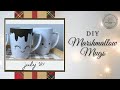 DIY Dollar Tree Usable Marshmallow Mugs | Christmas In July 2021