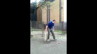 Coke can vs. sledgehammer