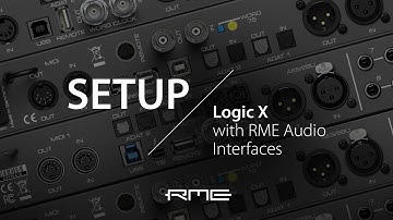 How to setup Logic Pro X with RME Audio Interfaces