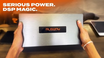 🔊 Musway M12 Unboxing – 12-Channel Class-D Amp with 16-Channel DSP Power!