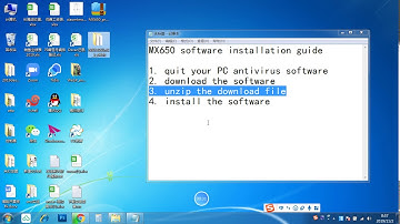 Step 1 MX650 MX25V2 controller software installation