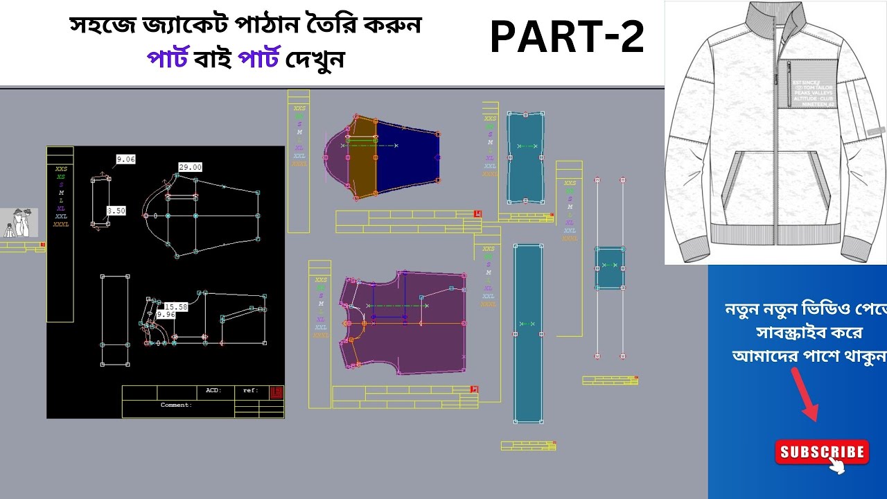 how to make a jacket PART-2 - YouTube