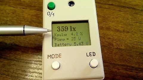 Люксметр Arduino + TSL2561