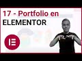 ¿Cómo usar Porfolio en Elementor? 2023 | Cap 17