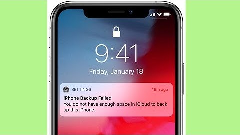 iCloud Backup Failed You Do Not have Enough Space and the Last Backup Could Not be Completed iOS 13